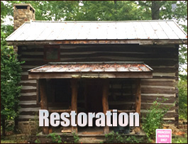 Historic Log Cabin Restoration  Jacobsburg, Ohio